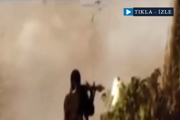 Roketatar militanın elinde patladı