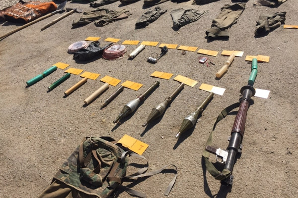 Hakkari'de ele geçen mühimmat şaşırttı