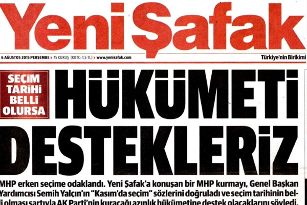 Reuters haberini MHP’li bir ‘kurmay’ doğruladı