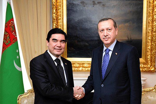 Berdimuhamedov Türkiye'ye geldi