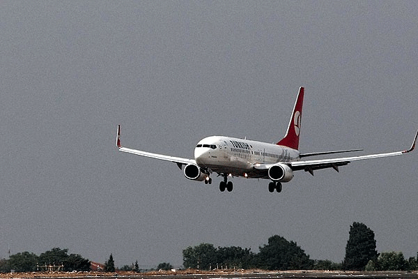 Ölü kuşlar piste inişi engelledi