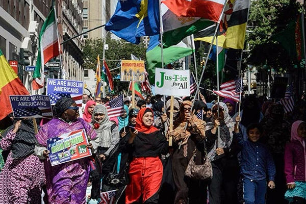 New York'ta 'Müslüman Günü' yürüyüşü