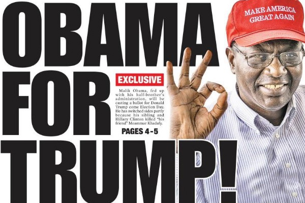 Obama'nın üvey abisi Trump'a oy verecek