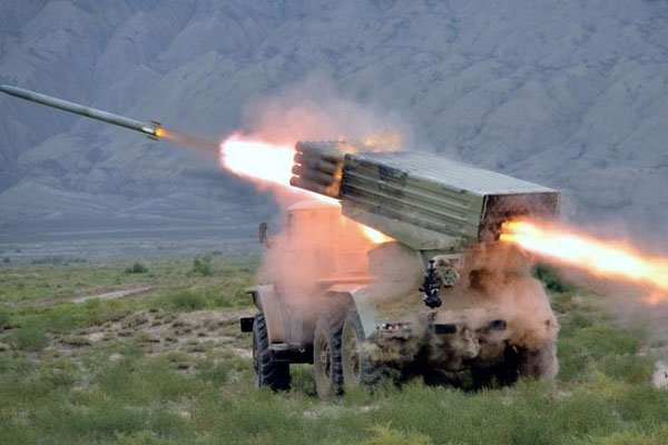 Azerbaycan ordusundan tatbikat