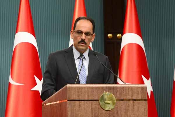 Kalın: Suriye'de güvenli bölge tek uygulanabilir seçenek