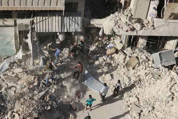 Halep için 'öfke günü' çağrısı