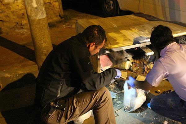 Başkentte bomba elinde patladı