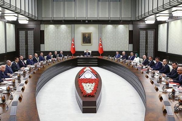 Milli Güvenlik Kurulu Beştepe'de toplandı
