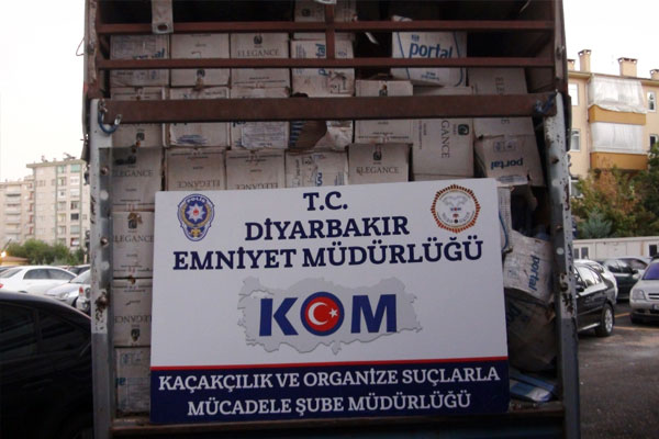 Diyarbakır’da kaçakçılara 1.5 milyonluk darbe