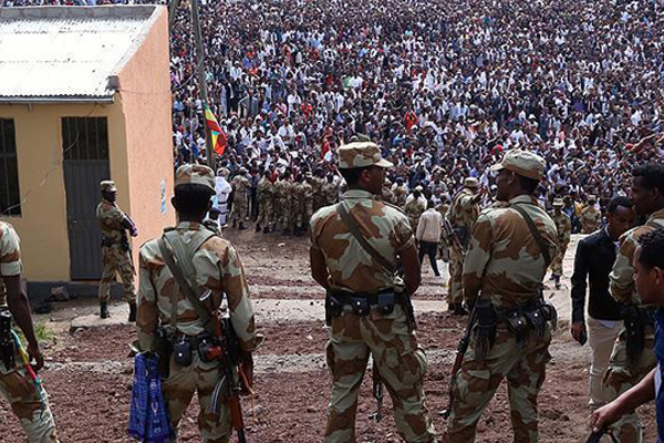 Etiyopya milli bayram kutlamalarında olaylar çıktı