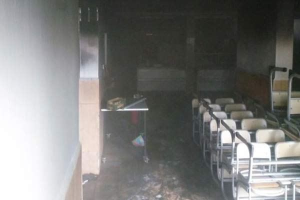 Kapatılan 'FETÖ' yurdunda yangın çıktı