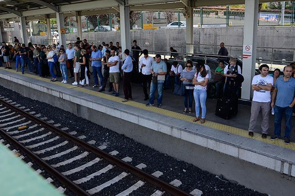 Marmaray'da teknik arıza