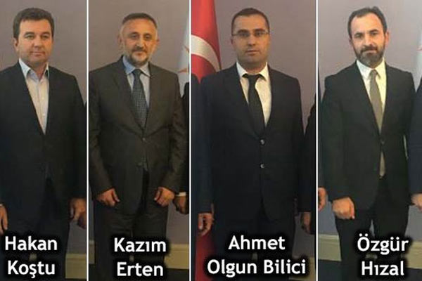 AK Parti'de 4 ilçenin yeni başkanları belli oldu