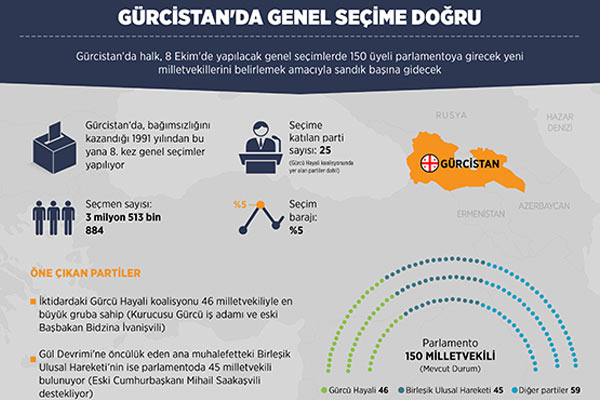 Gürcistan genel seçimlere hazırlanıyor