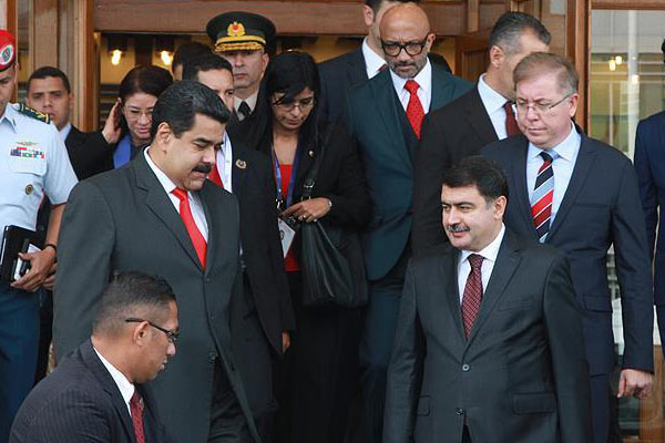 Venezuela Devlet Başkanı Maduro Türkiye'ye geldi