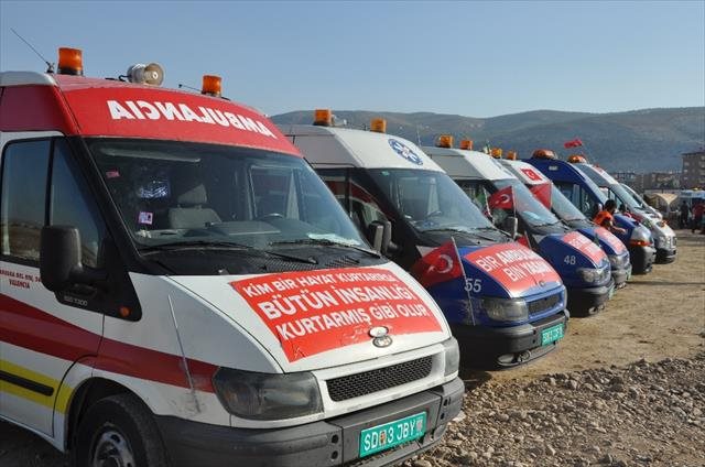 Suriye’ye 24 ambulans