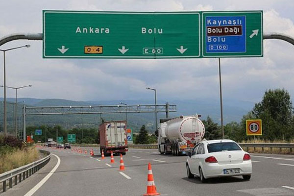 Bolu Dağı Tüneli'nin İstanbul yönü 14 gün kapalı
