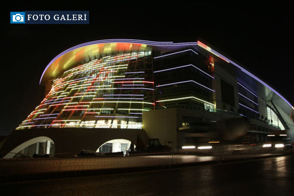 Yeni Ankara Hızlı Tren Garı ışıklandırıldı