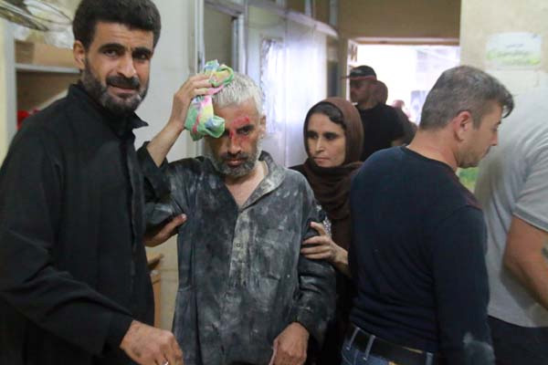 Halep'teki yerleşim alanına saldırı