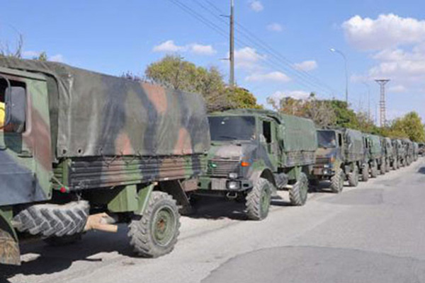Askeri birliklerin taşınma işlemi sürüyor