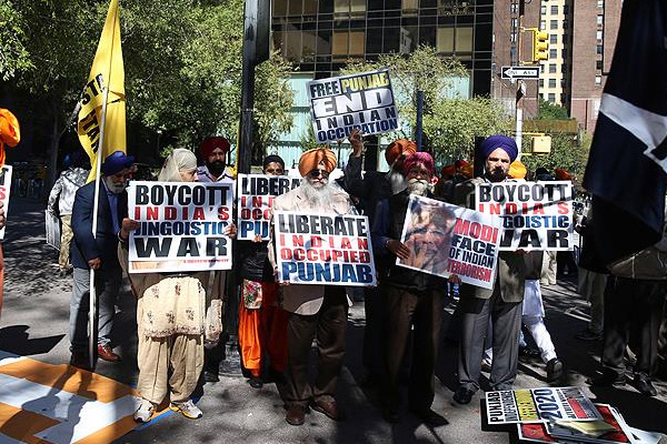 Sihlerden BM önünde 'Pencap' eylemi