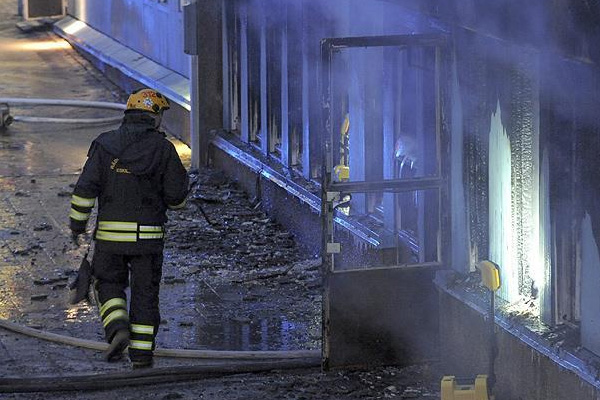 İsveç'te mescit kundaklandı