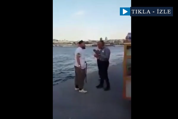 Suriye gazisine zabıtadan dayak