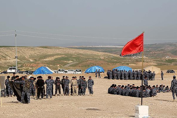 Türk askerinin eğittiği Ninova Muhafızları da Musul'da