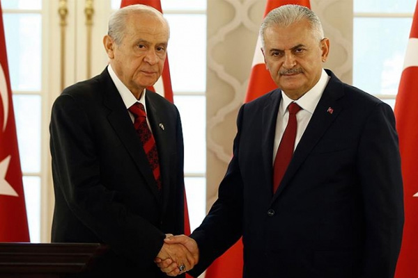 Yıldırım ile MHP lideri Bahçeli arasındaki görüşme sona erdi