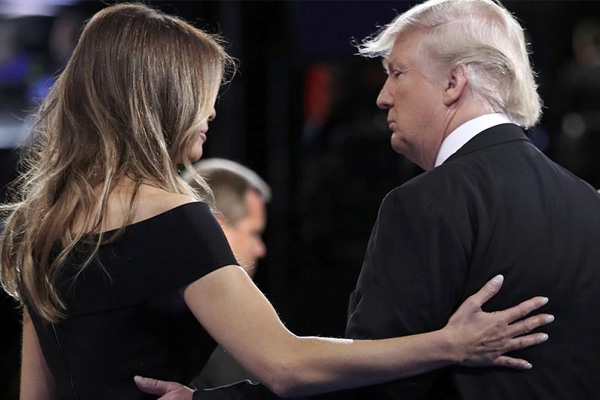 Bayan Trump kocasına sahip çıktı