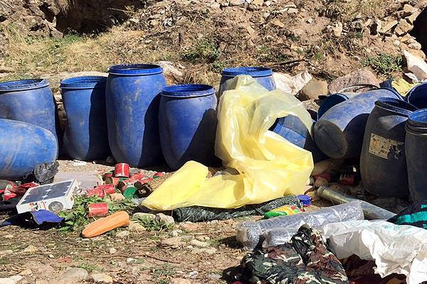 Tunceli'de PKK sığınağı