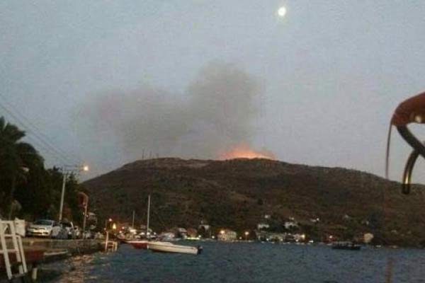 Marmaris'te orman yangını