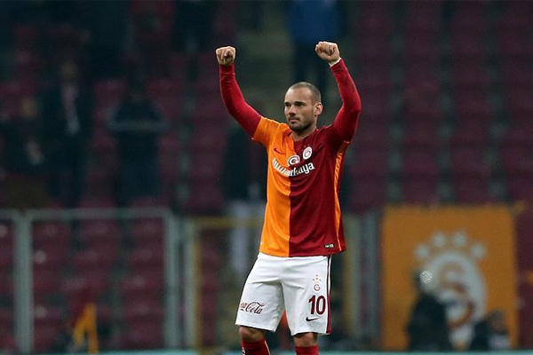 Galatasaray'da Sneijder sevinci