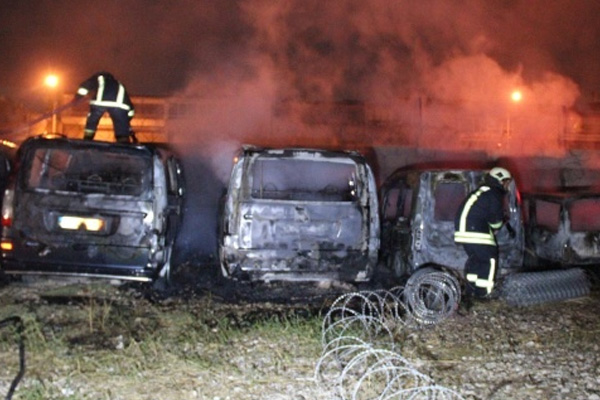 Konya'da 4 araç kullanılamaz hale geldi