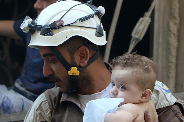 Beyaz Baretliler Türkiye'ye minnettar