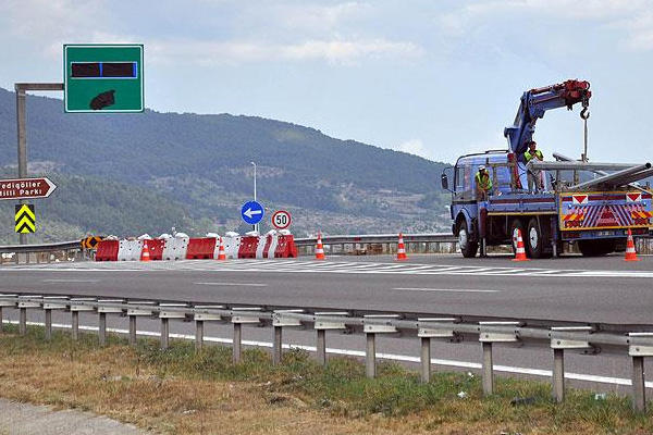 TEM otoyolunda Bolu Ankara istikameti 27 gün kapanacak