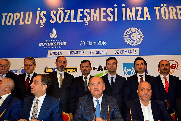 İBB'de Toplu İş Sözleşmesi imzalandı
