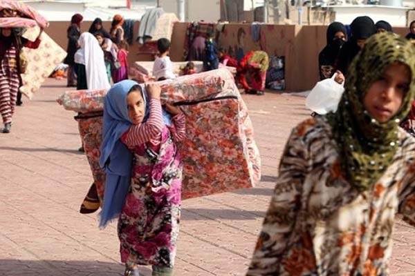 Musul'da binlerce kişi yerinden oldu