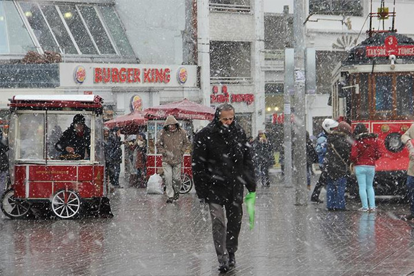 İstanbul'da kış hazırlığı