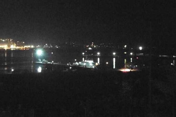 Karadeniz'de yük gemisi yan yattı