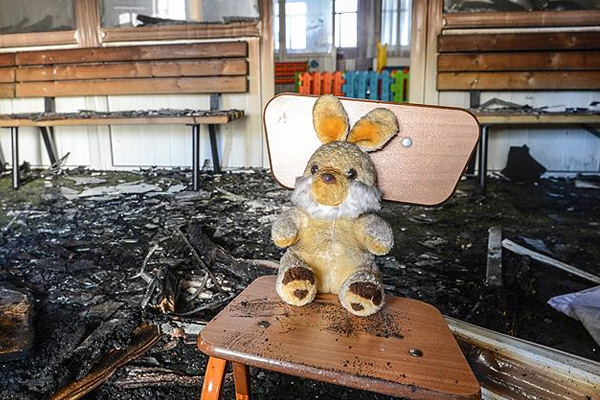 Van'da anaokuluna molotofkokteyli saldırı