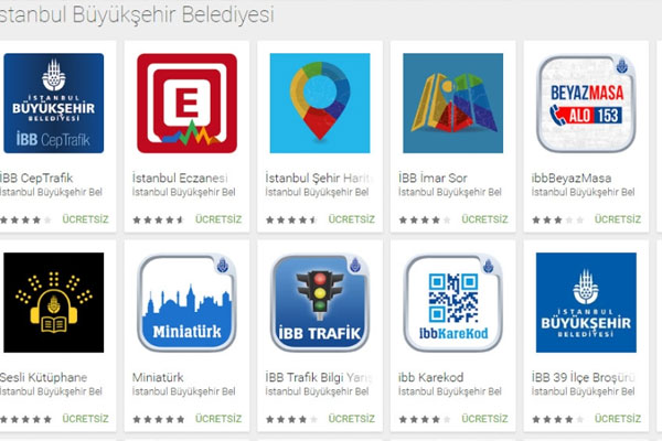 İBB hizmetleri mobil uygulamalarda