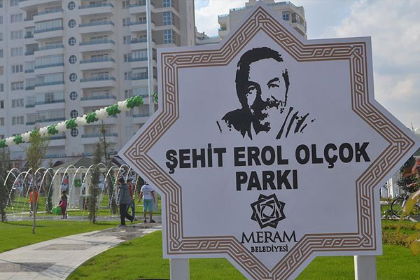 Şehit Erol Olçok'un ismi parka verildi