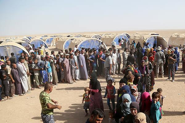 Musul'da 7 bin kişi evsiz kaldı