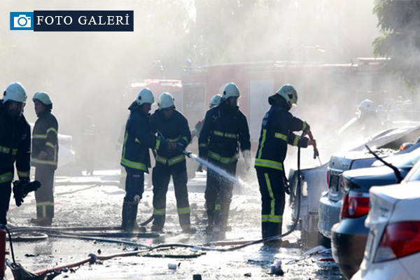 Antalya Ticaret ve Sanayi Odası otoparkında patlama