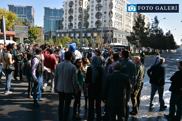 Diyarbakır'da HDP'li gruba esnaf tepkisi