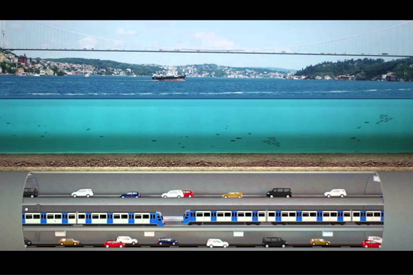 İstanbul'un altına tam 145 km tünel