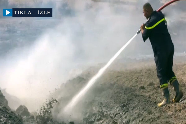 Zehir saçan fabrika yanmaya devam ediyor