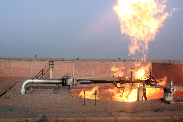 Doğalgaz boru hattında patlama
