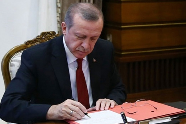 Erdoğan'dan kanun onayı
